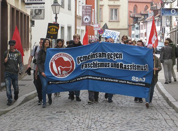 Spontandemo in der Brunnengasse