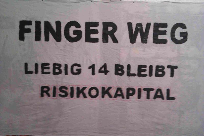 Finger weg! Liebig 14 bleibt Risikokapital