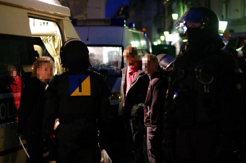 Mobile Wache in Freiburg am 14.11.2009