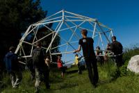 media tent - the beginning