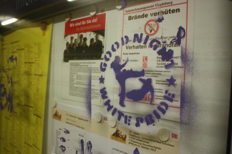 Antifa-Graffiti Magdeburg 7