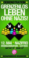 Flyer Cottbus Nazifrei!