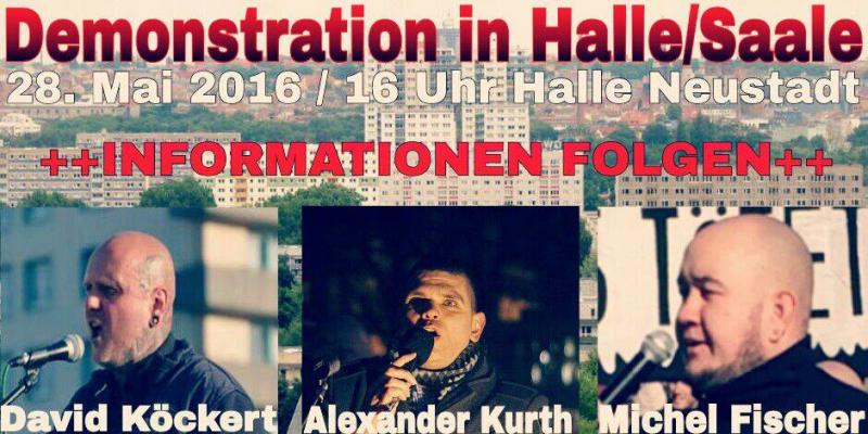 Demonstration in Halle/Saale