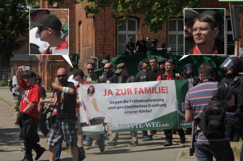 06. Juni 2015 - Transparent beim "Tag der Deutschen Zukunft" in Neuruppin